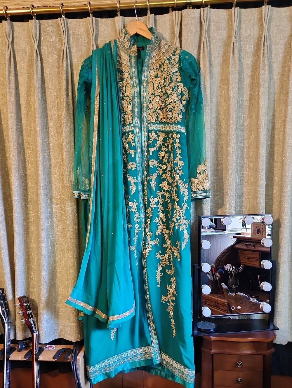 Teal Wedding Salwar Suit